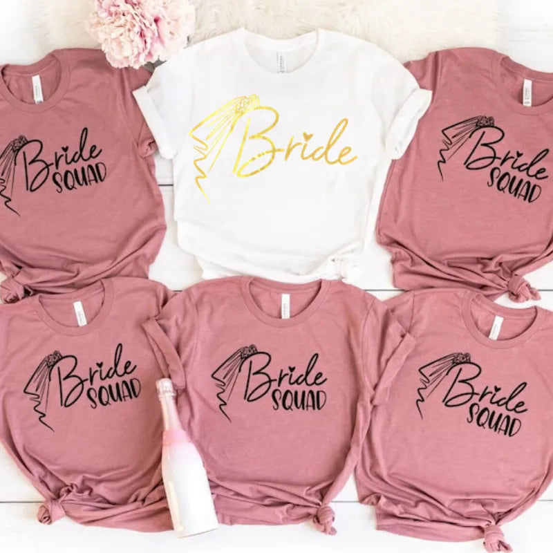 Bride & Bride Squad T-Shirts