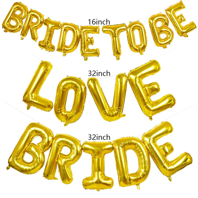 Bride / Bride-to-be balloons