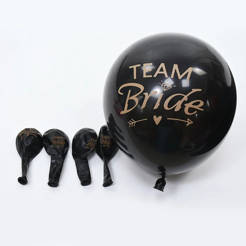 10pcs Team Bride Latex Balloons