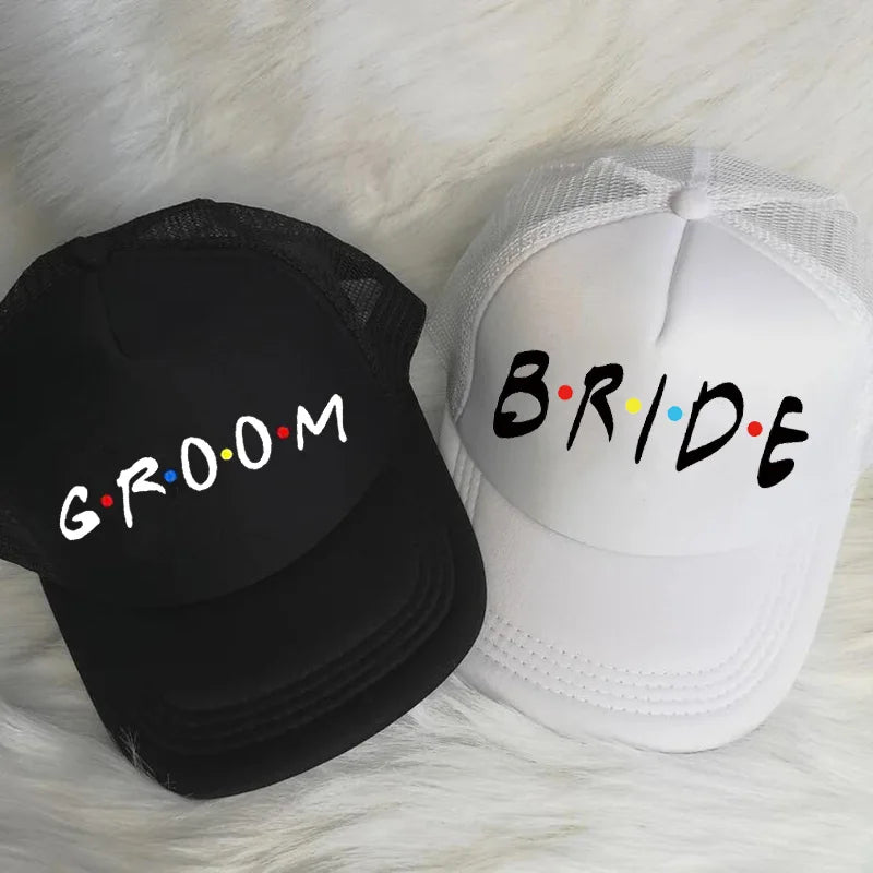 BRIDE and GROOM - Friends hats