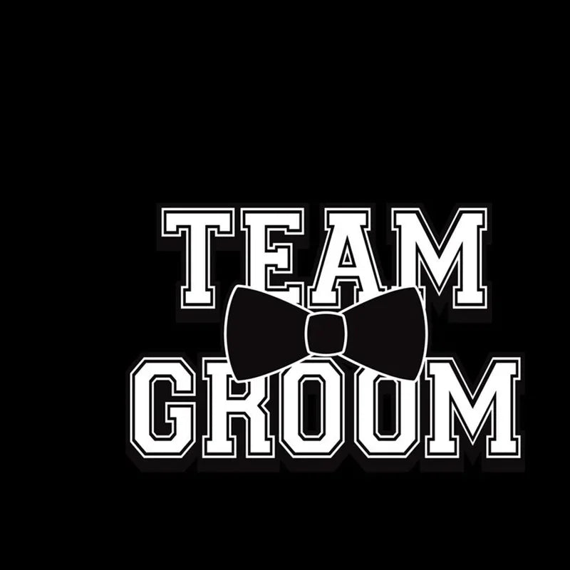 Team Groom - 20pc black napkins