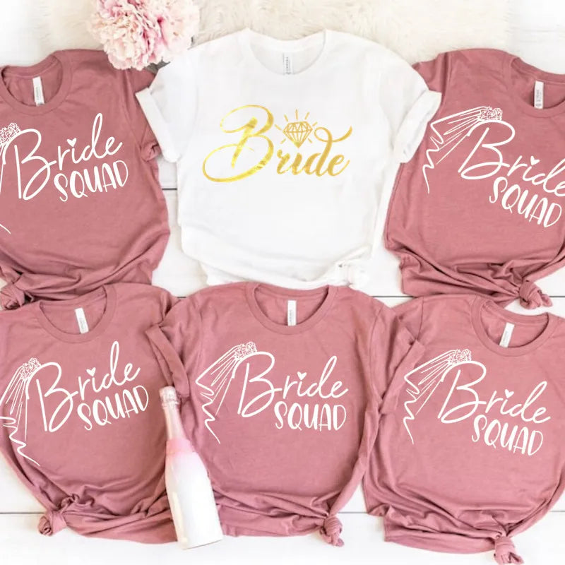 Bride & Bride Squad T-Shirts