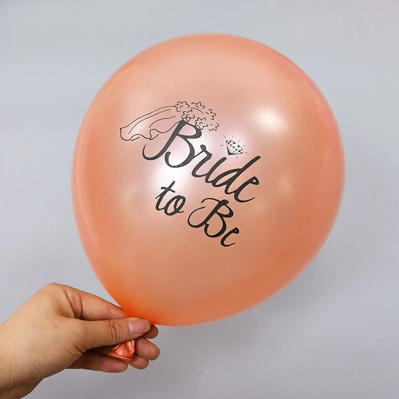 10pcs Team Bride Latex Balloons