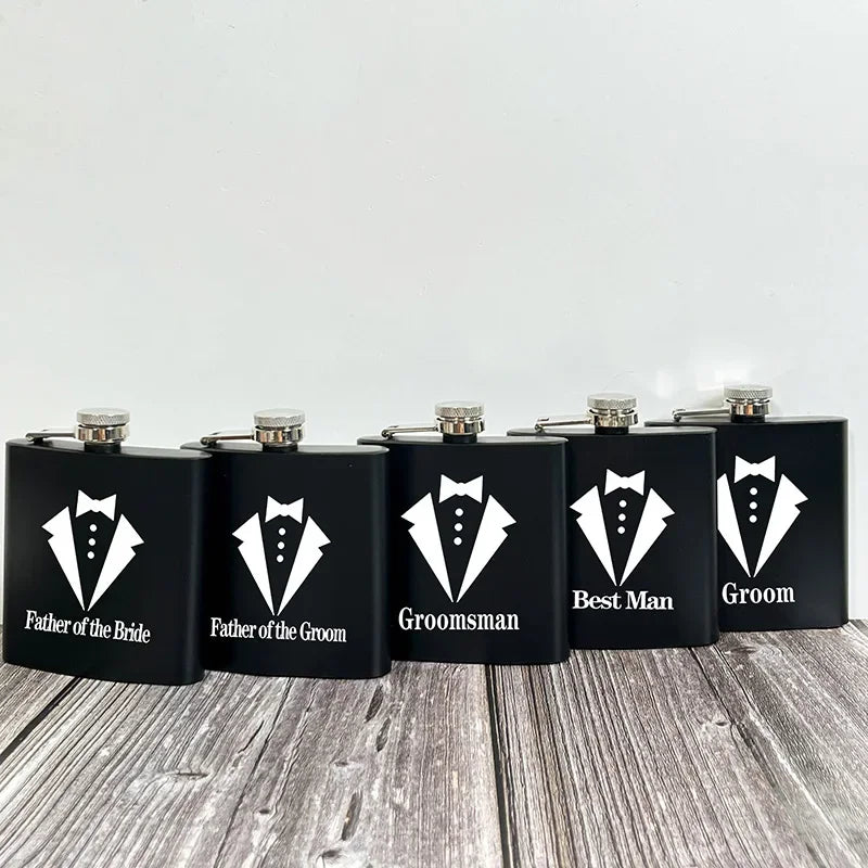 Groom & Groomsman Flasks