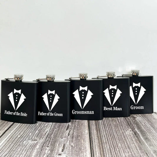 Groom & Groomsman Flasks