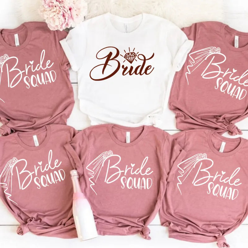 Bride & Bride Squad T-Shirts