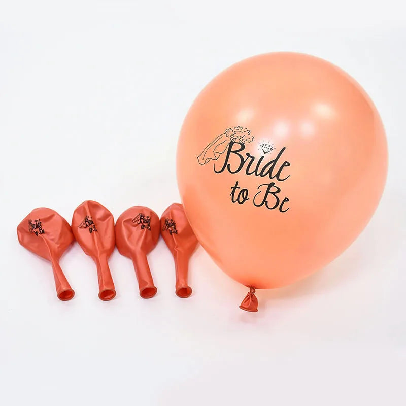 10pcs Team Bride Latex Balloons