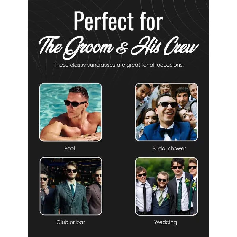 Groom / Team Groom - black sunglasses