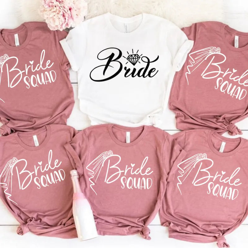 Bride & Bride Squad T-Shirts