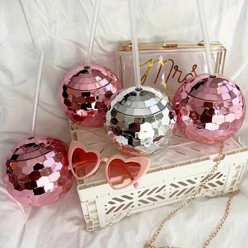 Disco Ball Sparkly Tumblers!  (4 colors)