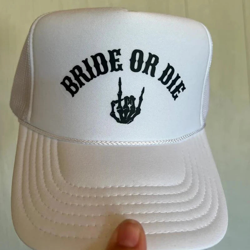 Trucker Hats - 'Bride or Die', 'Till Death Do Us Party'