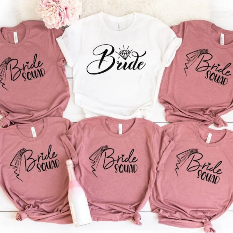 Bride & Bride Squad T-Shirts