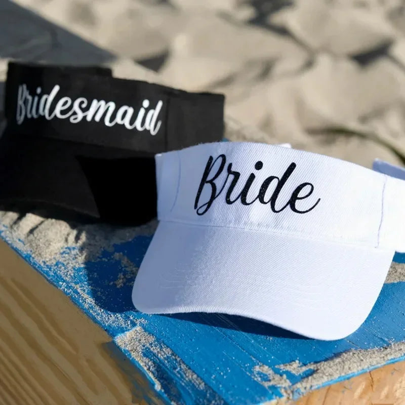 Sun Visors - Bride & Bridesmaid Visors