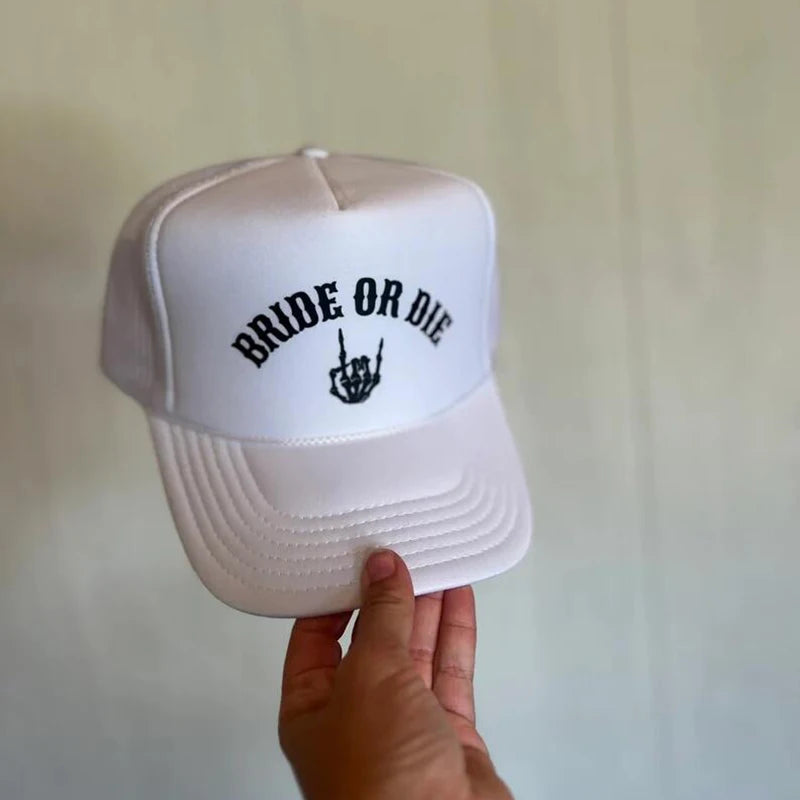 Trucker Hats - 'Bride or Die', 'Till Death Do Us Party'