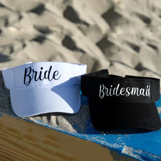 Sun Visors - Bride & Bridesmaid Visors