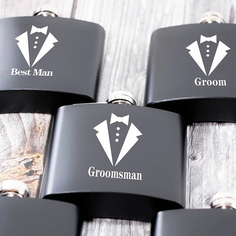 Groom & Groomsman Flasks